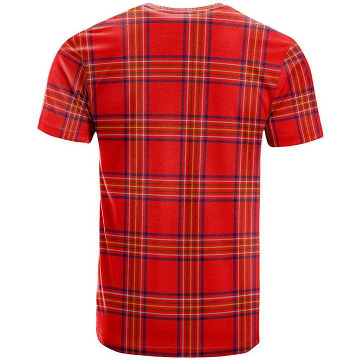 Scottish Burnett Modern Clan Tartan T-Shirt Back Side Tartan Plaid