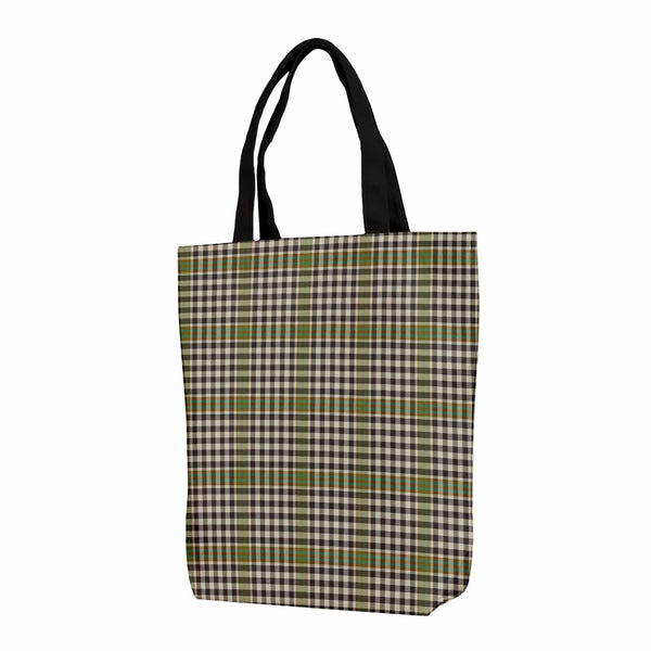 Scottish Burns Check Clan Tartan Canvas Bag With Shoulder Strap Tartan Plaid 1