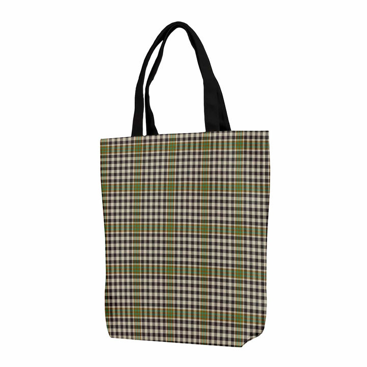 Scottish Burns Check Clan Tartan Canvas Bag With Shoulder Strap Tartan Plaid 1