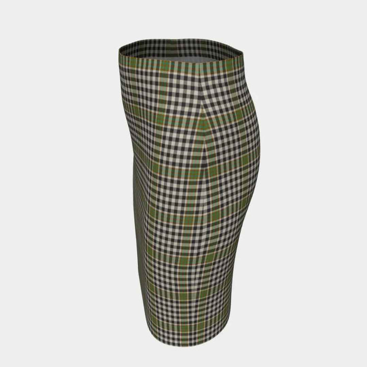 Scottish Burns Check Clan Tartan Fitted Skirt Tartan Plaid 2