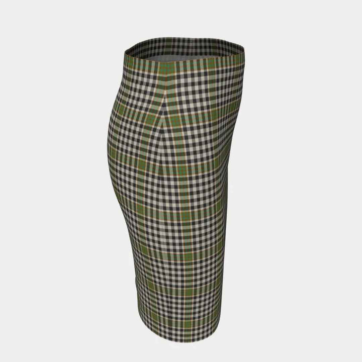 Scottish Burns Check Clan Tartan Fitted Skirt Tartan Plaid 3