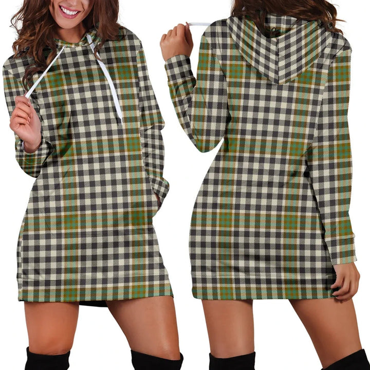 Scottish Burns Check Clan Tartan Hoodie Dress