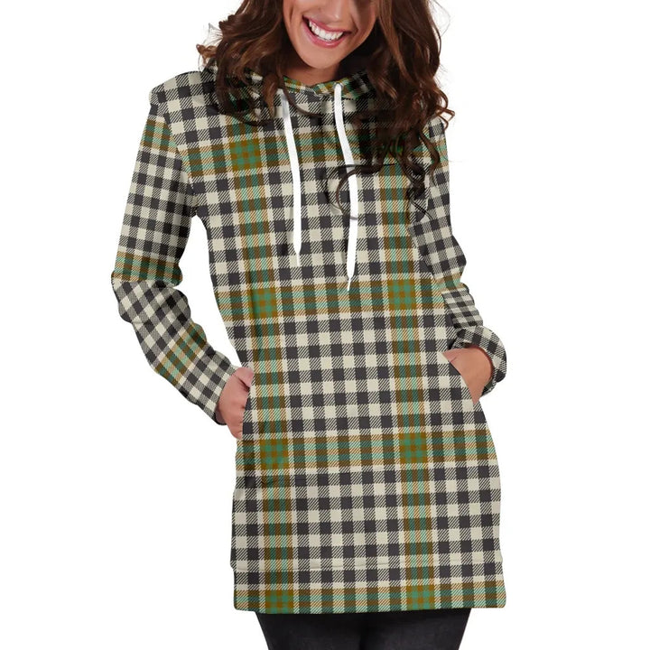 Scottish Burns Check Clan Tartan Hoodie Dress