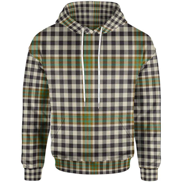 Scottish Burns Check Clan Tartan Hoodie Front Side Tartan Plaid