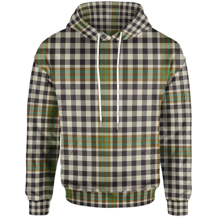 Scottish Burns Check Clan Tartan Hoodie Front Side Tartan Plaid