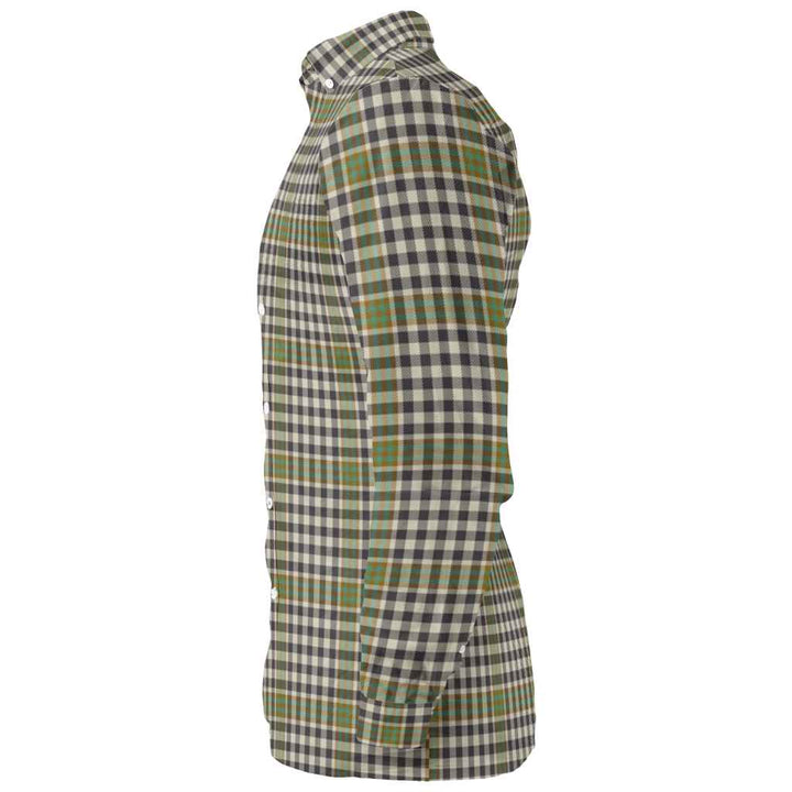 Scottish Burns Check Clan Tartan Long Sleeve Shirt Tartan Plaid