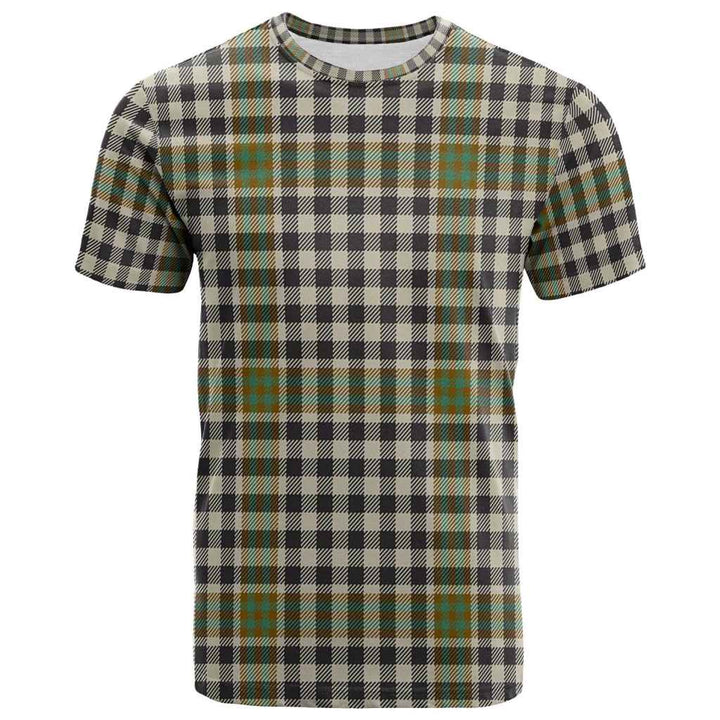 Scottish Burns Check Clan Tartan T-Shirt Front Side Tartan Plaid