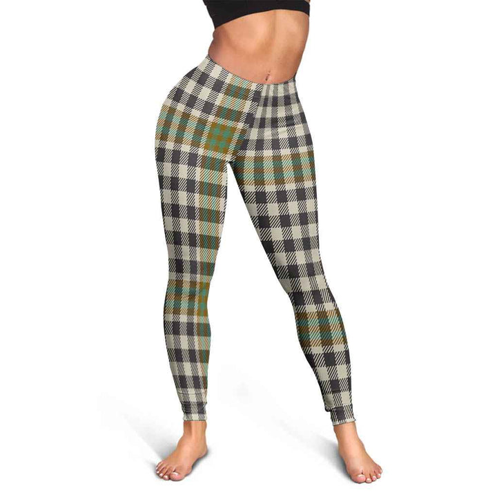 Scottish Burns Check Clan Tartan Women Leggings Tartan Plaid 3