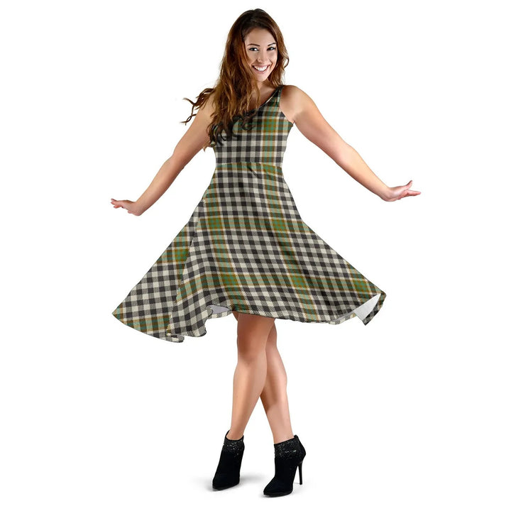 Scottish Burns Check Clan Tartan Women Midi Dress