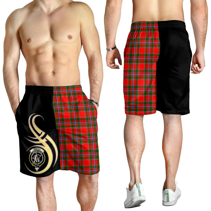 Scottish Butter Clan Crest Tartan Believe in Me Men's Shorts