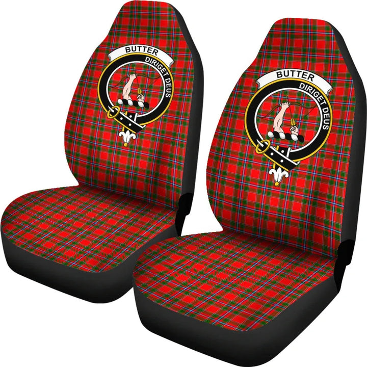 Scottish Butter Clan Crest Tartan Car Seat Covers 1