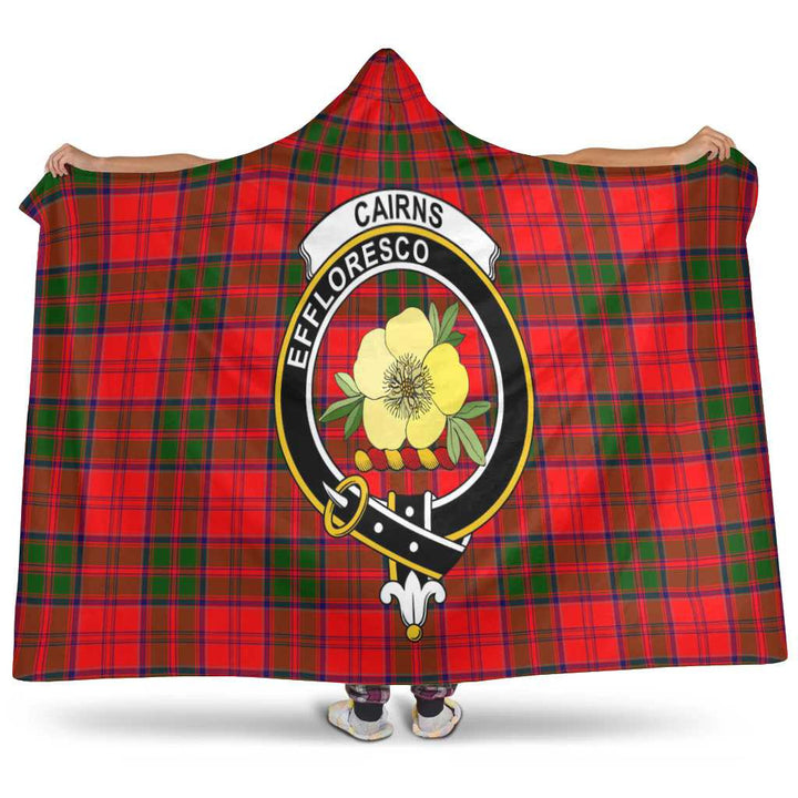 Scottish Cairns Clan Crest Tartan Hooded Blanket Tartan Plaid 1