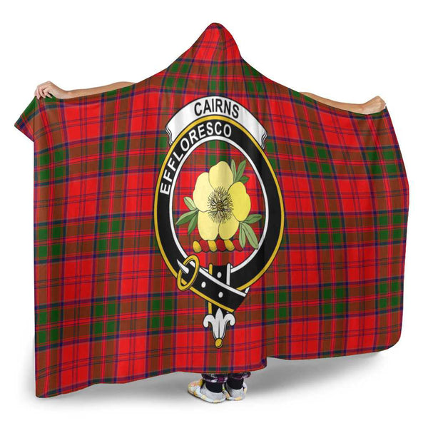 Scottish Cairns Clan Crest Tartan Hooded Blanket Tartan Plaid 2