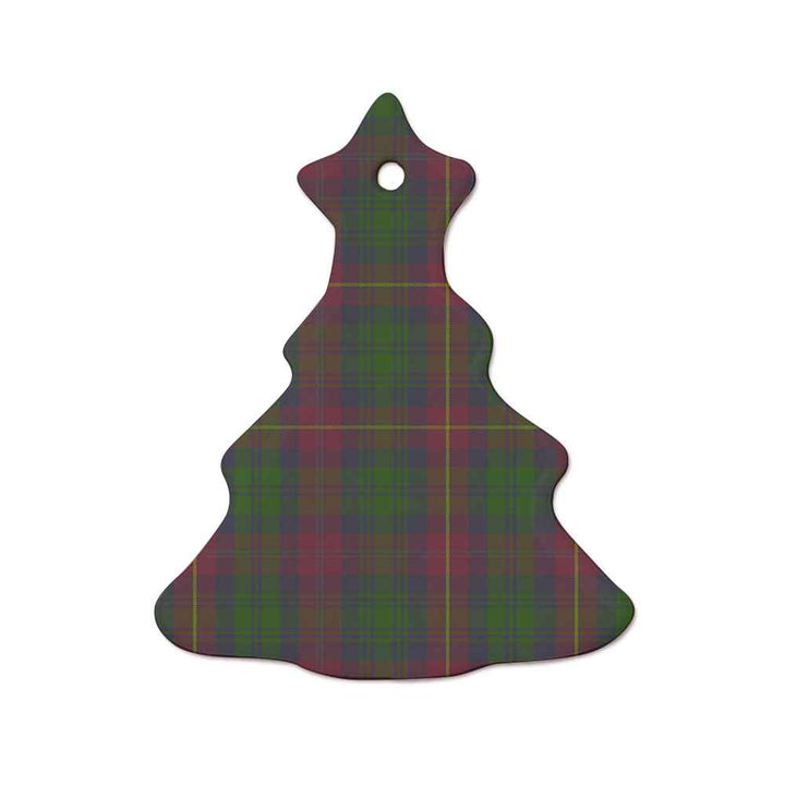 Scottish Cairns Clan Tartan Ceramic Ornament  Tree Shape Tartan Plaid
