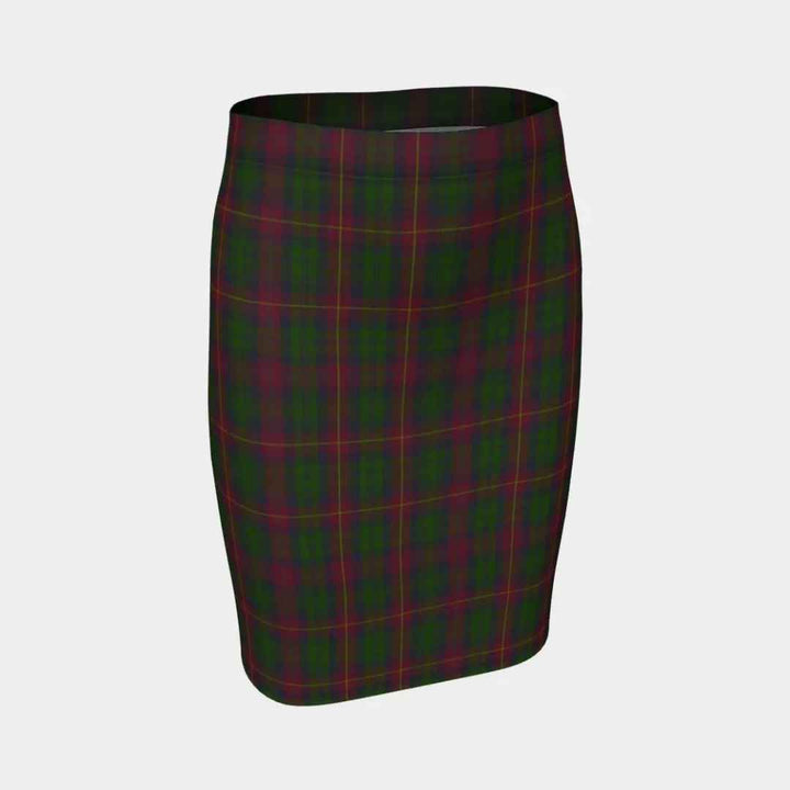 Scottish Cairns Clan Tartan Fitted Skirt Tartan Plaid 1