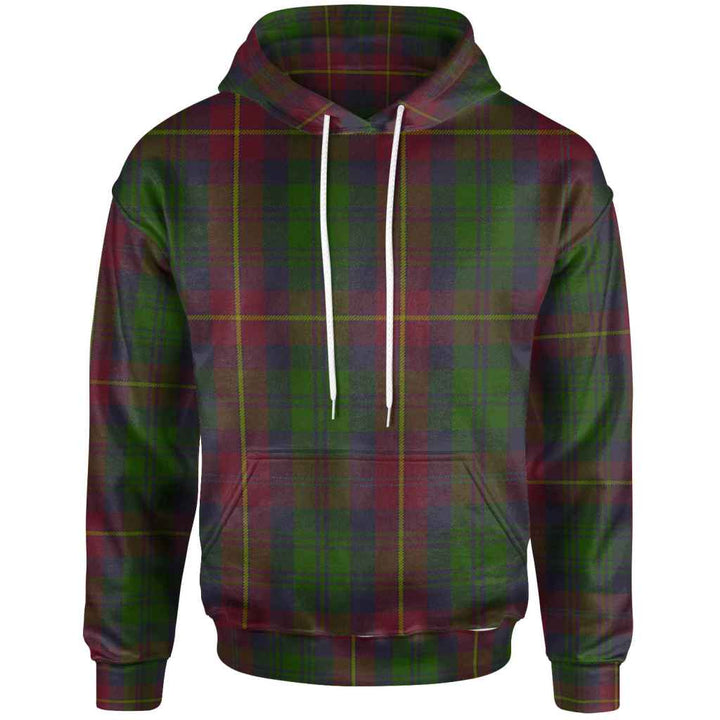 Scottish Cairns Clan Tartan Hoodie Front Side Tartan Plaid