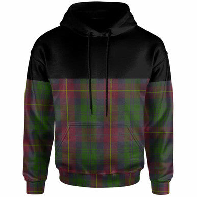 Scottish Cairns Clan Tartan Hoodie - Horizontal Style Front Side Tartan Plaid