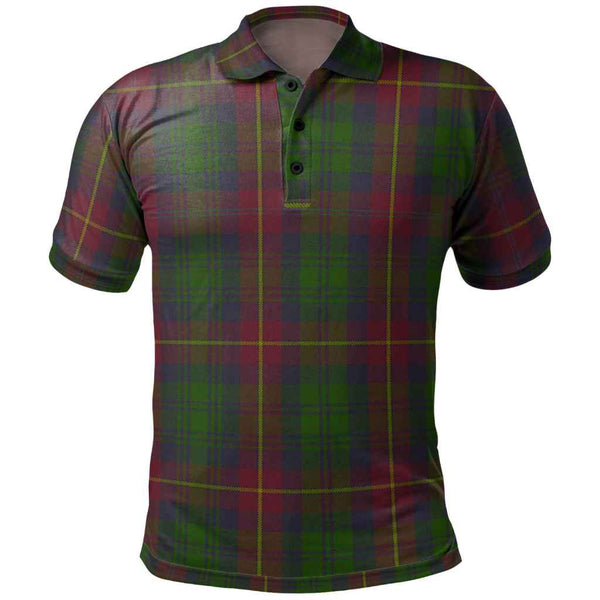 Scottish Cairns Clan Tartan Polo Shirt Front Side Tartan Plaid