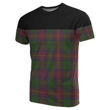Scottish Cairns Clan Tartan T-Shirt Horizontal Style Front Side Tartan Plaid