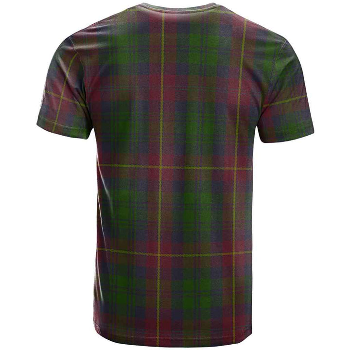 Scottish Cairns Clan Tartan T-Shirt Back Side Tartan Plaid