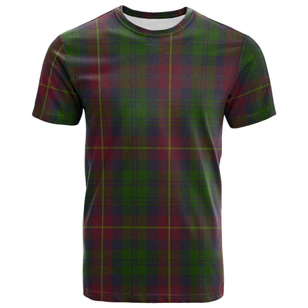 Scottish Cairns Clan Tartan T-Shirt Front Side Tartan Plaid