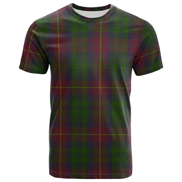 Scottish Cairns Clan Tartan T-Shirt Front Side Tartan Plaid