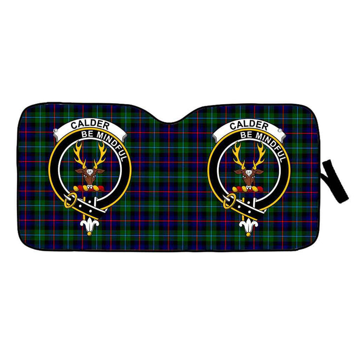 Scottish Calder Clan Crest Tartan Car Windshield Sun Shade Tartan Plaid 1