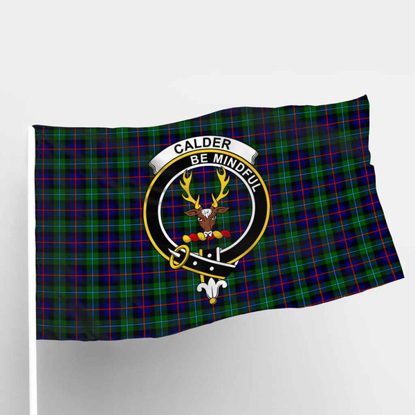 Scottish Calder Clan Crest Tartan Flag Parade Tartan Plaid 1