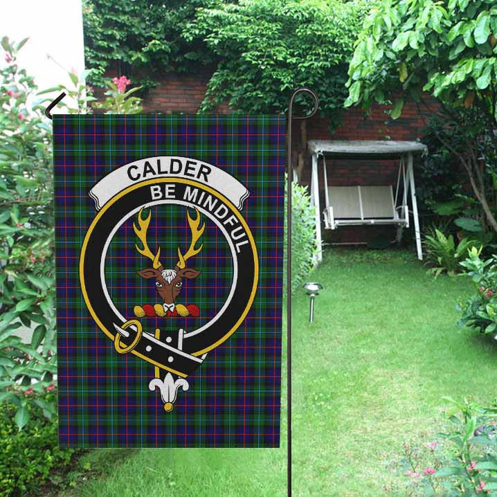 Scottish Calder Clan Crest Tartan Garden Flag Tartan Plaid 2