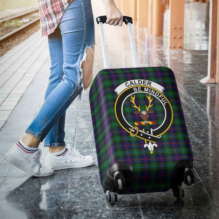 Scottish Calder Clan Crest Tartan Luggage Cover Tartan Plaid 3