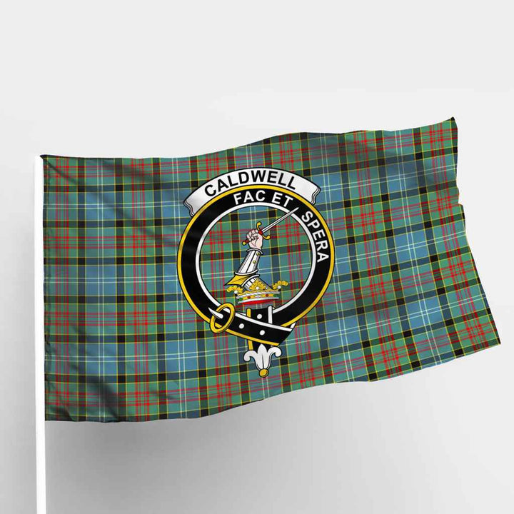 Scottish Caldwell Clan Crest Tartan Flag Parade Tartan Plaid 1