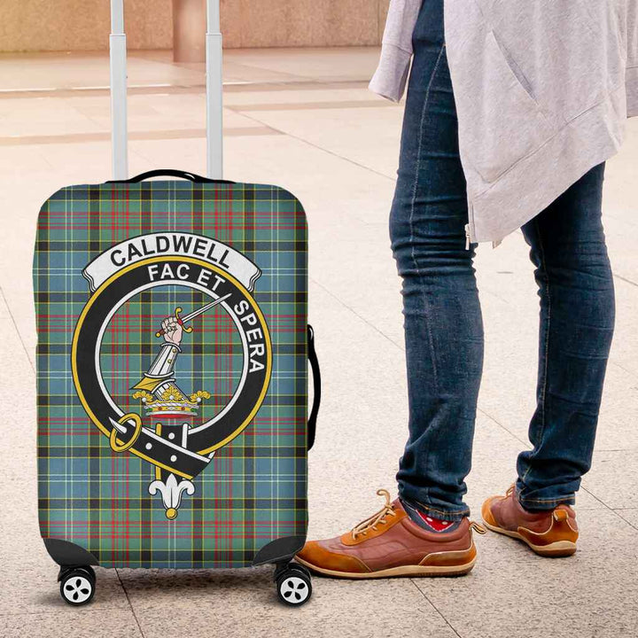 Scottish Caldwell Clan Crest Tartan Luggage Cover Tartan Plaid 4