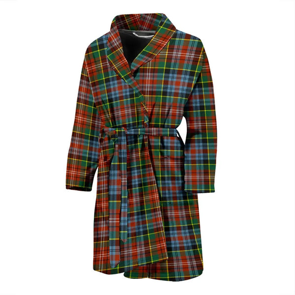 Scottish Caledonia Ancient Clan Tartan Bathrobe 2
