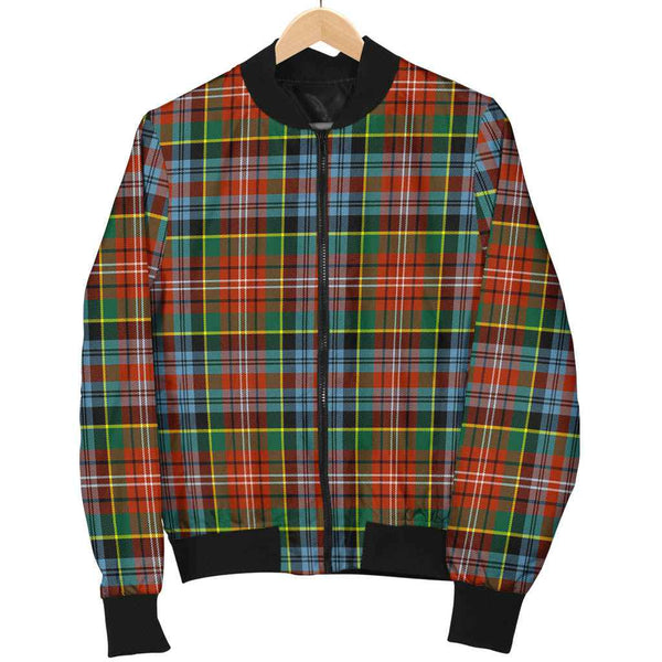 Scottish Caledonia Ancient Clan Tartan Bomber Jacket Tartan Plaid 1
