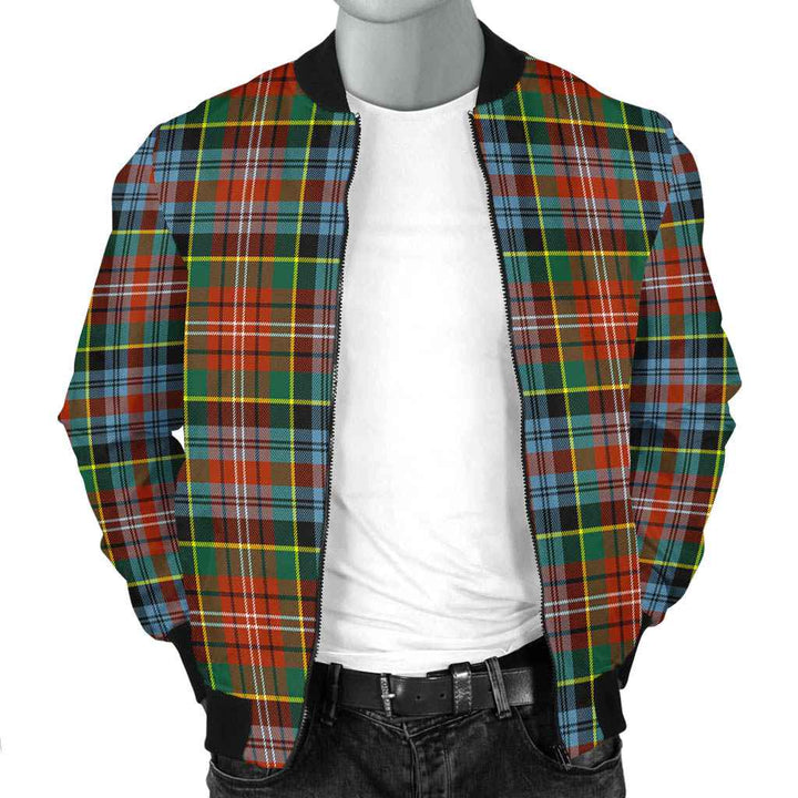 Scottish Caledonia Ancient Clan Tartan Bomber Jacket Tartan Plaid 2