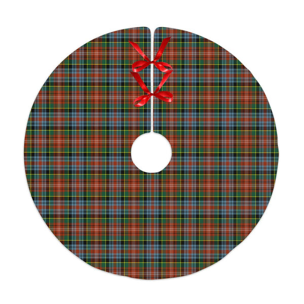 Scottish Caledonia Ancient Clan Tartan Christmas Tree Skirt No Tassels 1 Tartan Plaid