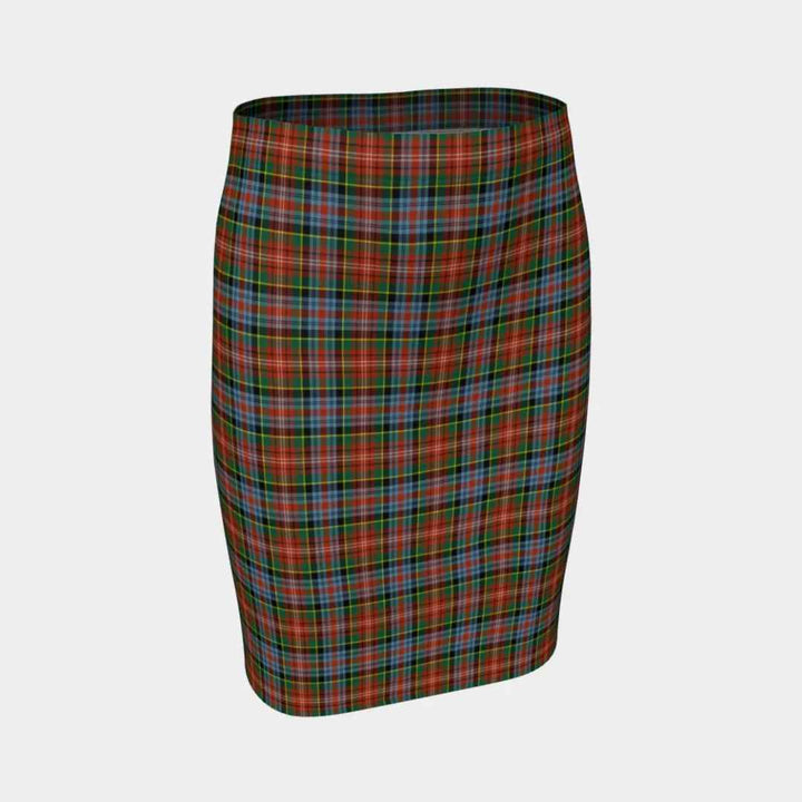 Scottish Caledonia Ancient Clan Tartan Fitted Skirt Tartan Plaid 1