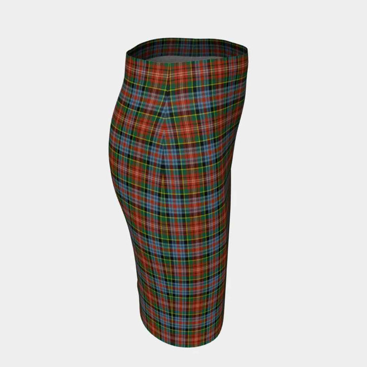 Scottish Caledonia Ancient Clan Tartan Fitted Skirt Tartan Plaid 3