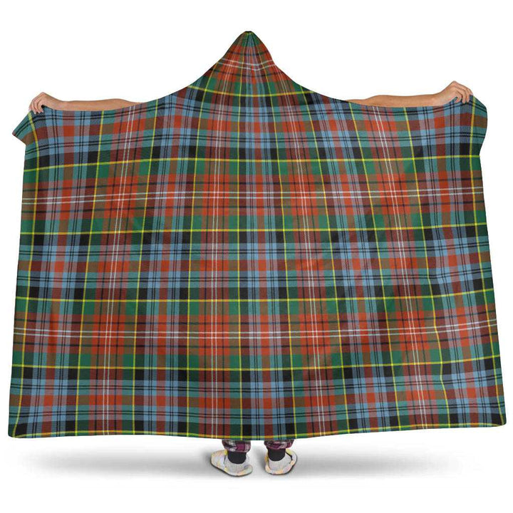 Scottish Caledonia Ancient Clan Tartan Hooded Blanket Tartan Plaid 1