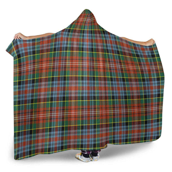 Scottish Caledonia Ancient Clan Tartan Hooded Blanket Tartan Plaid 2