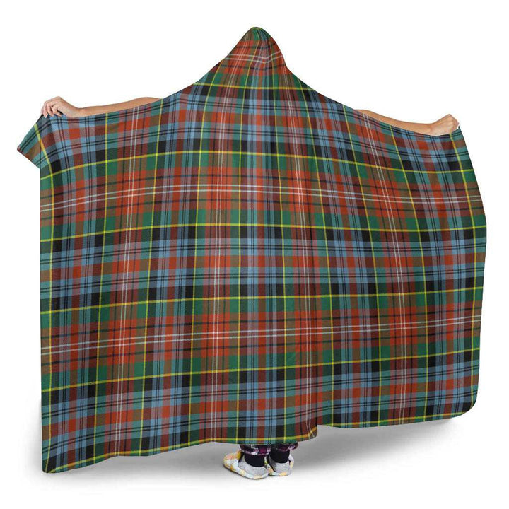 Scottish Caledonia Ancient Clan Tartan Hooded Blanket Tartan Plaid 2