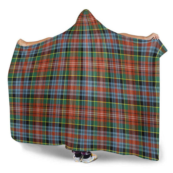 Scottish Caledonia Ancient Clan Tartan Hooded Blanket Tartan Plaid 3