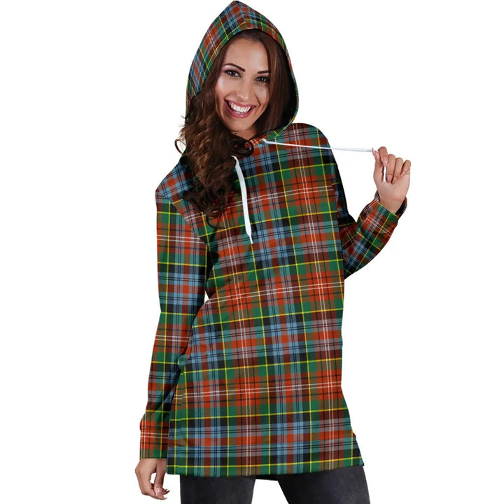 Scottish Caledonia Ancient Clan Tartan Hoodie Dress