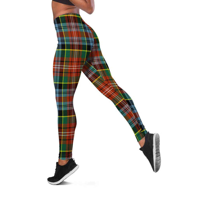 Scottish Caledonia Ancient Clan Tartan Women Leggings Tartan Plaid 2
