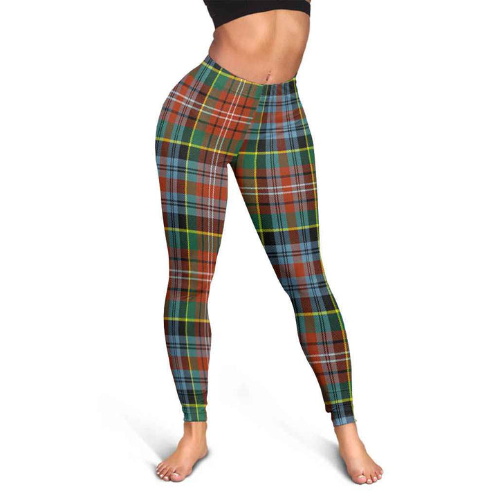 Scottish Caledonia Ancient Clan Tartan Women Leggings Tartan Plaid 3