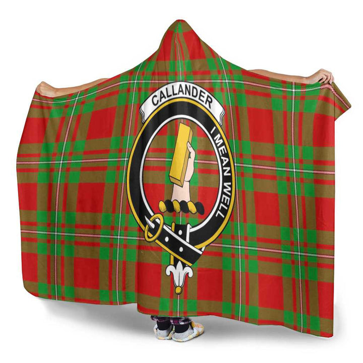 Scottish Callander Clan Crest Tartan Hooded Blanket Tartan Plaid 3