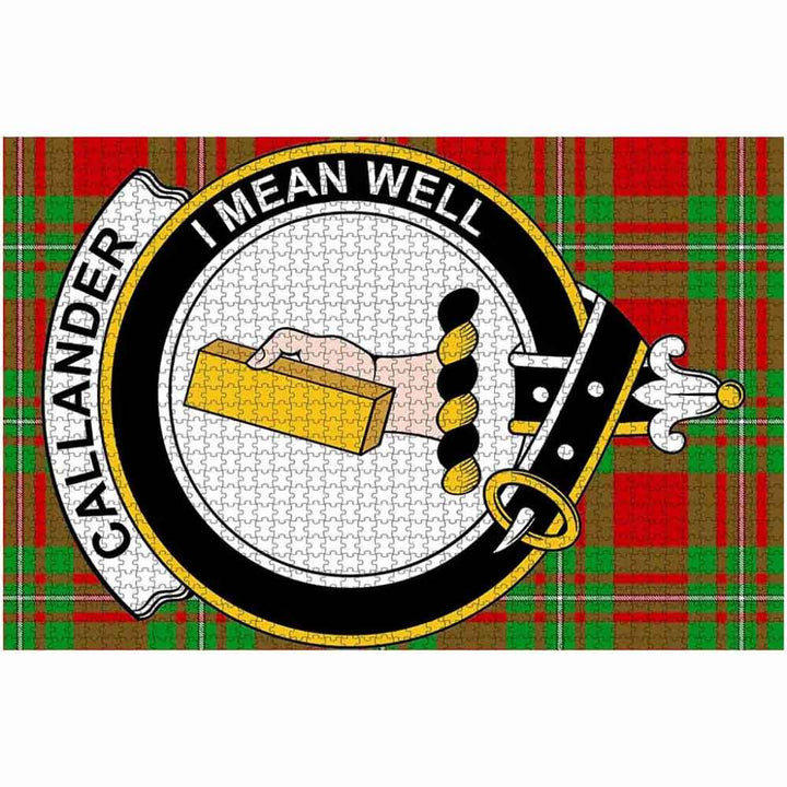 Scottish Callander Clan Crest Tartan Jigsaw Puzzle 2
