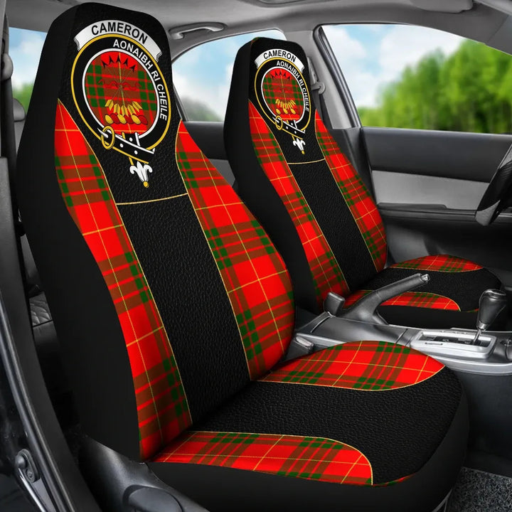 Scottish Cameron Clan Crest Tartan Car Seat Covers - Special Style 3