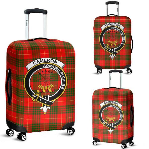 Scottish Cameron Clan Crest Tartan Luggage Cover Tartan Plaid 1
