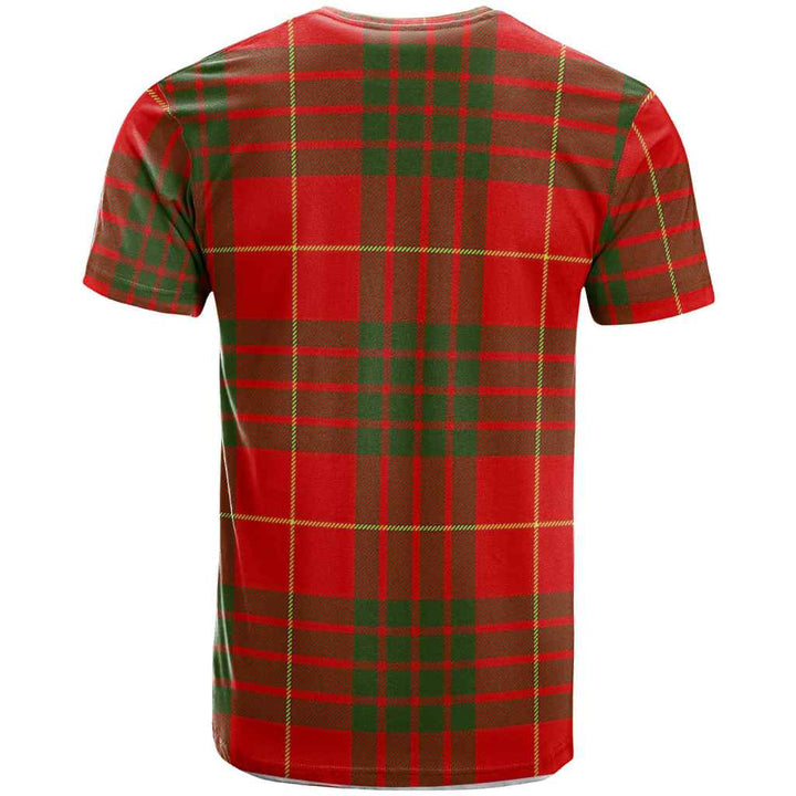 Scottish Cameron Clan Crest Tartan T-Shirt Back Side Tartan Plaid